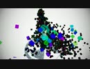 【MME】ポリゴン風パーティクル