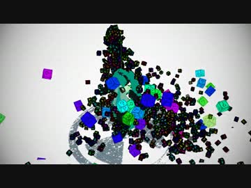 【MME】ポリゴン風パーティクル