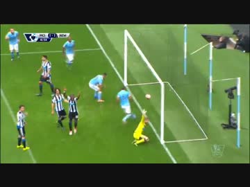 セルヒオ・アグエロが5ゴール:マンチェスター・シティ vs ニューカッスル