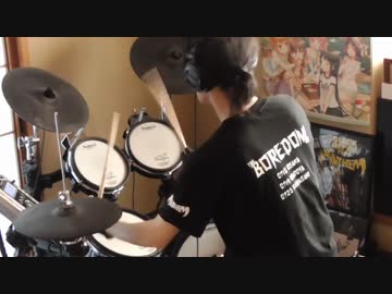 【ロックマン3】ハードマンステージの曲に合わせてドラムを叩いてみた