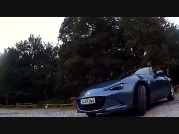 NDロードスター早朝バズーカ マフラーマイクとベタ踏み。