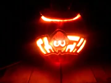 ハロウィンかぼちゃで「スプラトゥーンのイカジャンプ」を彫ってみた