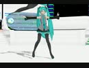 ミクがMMDステの練習をしているそうです。