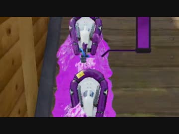 【実況】スプラトゥーン チェイスボムラッシュでたわむれる part35