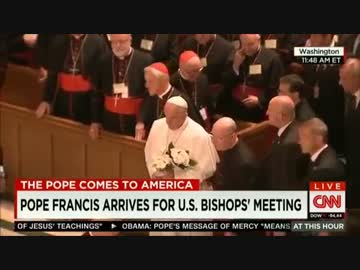 ローマ法王　訪米中の奇跡