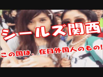 シールズ関西「この国は、在日外国人のもの！！」