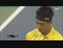 テニス 錦織圭vsチリッチ 楽天オープンテニス準々決勝-3(2015.10.9)