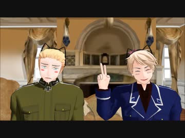 【APヘタリアMMD】ほっこり外国人ｴﾋﾟ集8(芋兄弟)+パブってる芋兄弟
