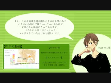 【2015.10.10】HAPPY BIRTH DAY まっすー【歌ってみたランキング】