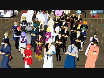 【MMD銀魂】銀さんとみんなで恋するフォーチュンクッキー【銀誕2015】