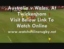 Australia - Wales live Stream