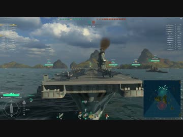 【WoWS】[Tier8空母]Lexington　字幕解説プレイ動画 その20