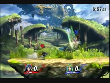 スマブラWiiU　ルキナ（ろろい）　vs　パルテナ（じゃら）　Wi-Fi