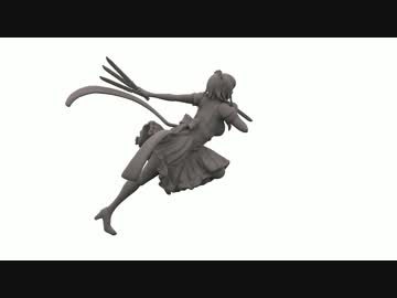 十六夜咲夜フィギュアレンダリングテスト