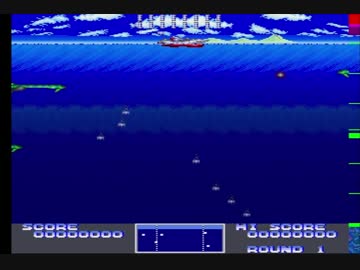 【X68K】作りかけ潜水艦シューティング