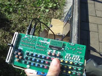 太陽光だけで電子楽器CAmiDionを演奏してみた