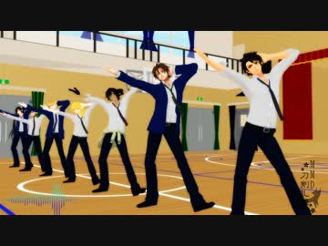 【MMD刀剣乱舞】ブレザーDK組+αで君じゃなきゃダメみたい【お着替え】