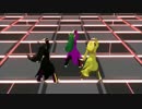 【MMD】三人で『ECHO』を踊らせた【再投稿】