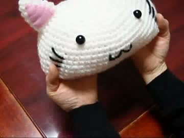 トエト帽を編んでもらった