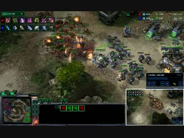 Starcraft2 万年GOLDテランの対戦動画 Part.3