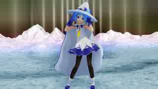 MMD 雪あぴミクで 好き！雪！本気マジック 正面カメラ固定