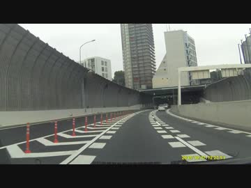 【ドライブレコーダー】首都高　危ない煽り運転（ハイエースバン）