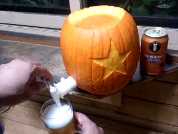 ハロウィンかぼちゃで「カボチャビールサーバー」をつくってみた