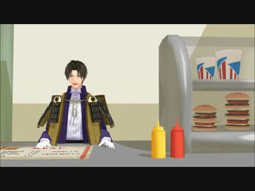 【刀剣乱舞】激突！ハンバーガーショップ/店員編【MMD紙芝居】