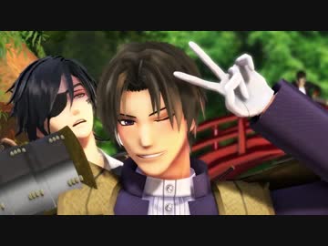 【MMD+人力刀剣乱舞】長谷部が吹っ切れた【へしろいどキレ音源風】