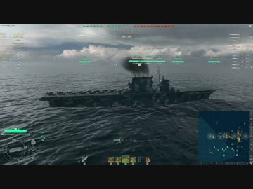 【WoWS】[Tier8空母]Lexington　字幕解説プレイ動画 その21