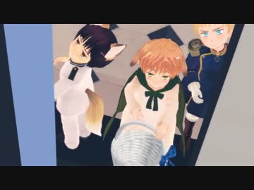 【APヘタリアMMD】ハロウィンの日【寸劇有り】