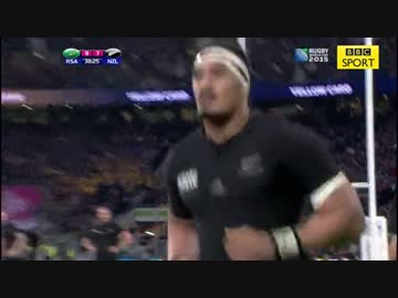 ラグビーW杯準決勝　NZオールブラックス×南ア スプリングボックス