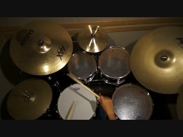 おそ松さんED 《SIX SAME FACES ～今夜は最高!!!!!!～》 を叩いてみた。