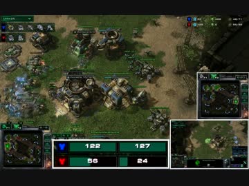 Starcraft2 万年GOLDテランの対戦動画 Part.7
