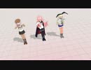 【MMD】ルイズと島風とクロエでGirls