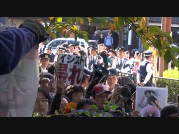 10/25 　日韓断交デモ！　＠京都　集合地点　（Ｙう視点）