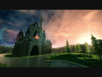 【Minecraft】ミッ〇ーマウスがシンデレラ城を作ってみた