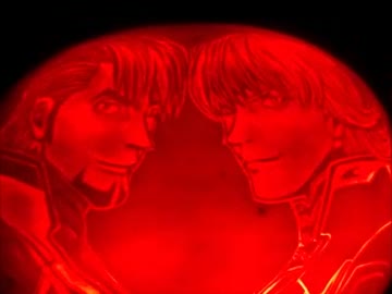 ハロウィンかぼちゃで「虎徹さんとバーナビーさん」を彫ってみた