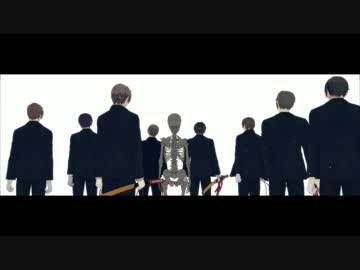 【MMD刀剣乱舞】Super Psycho Love【スーツ長谷部x8】