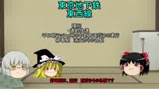 魔理沙が運転BVE5～東西線part0～　説明編