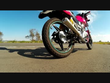 EN125　IXIL/メガホンマフラー　排気音