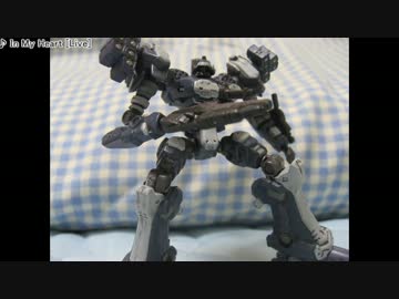 アーマードコアワンコインフィギュアを可動化改造してみた!【２作品目】