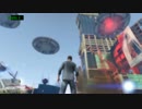 PC版GTA5　UFO襲来のMODを使ってストーリーをプレイ part3