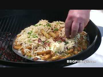 ベーコンとチーズのフライドポテト