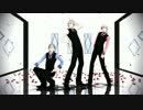 【MMD刀剣乱舞】鶴丸３人でSTEP＋おまけ【おだて３人】