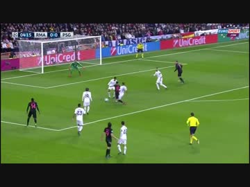 【15‐16CL ロングハイライト】レアル・マドリード×パリサンジェルマン