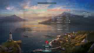 【WoWs】夕張支援動画