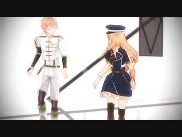 物吉貞宗と乱藤四郎でロッテのCM_MMD刀剣乱舞