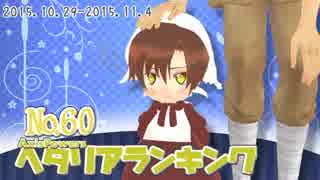 AxisPowersヘタリアランキング　№60（10/29～11/4）