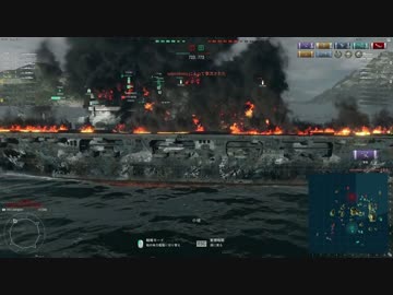 【WoWS】[Tier8空母]Lexington　字幕解説プレイ動画 その23